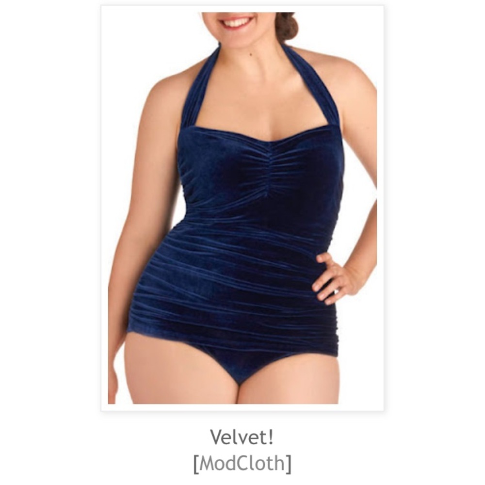 ModCloth Swimsuit Velvet Glam 👙